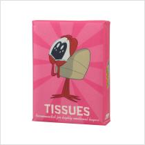 mini promotional pocket tissues 5-pack logo tissues
