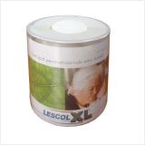 Transparent PVC tissue box with full colour printed inlay