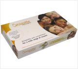 custom printed promotional tissue box filled with 50 tissues 2-ply