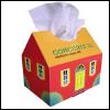 custom promotional tissue box house