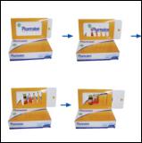 Tissue box with dynamic sliding display. How it works.